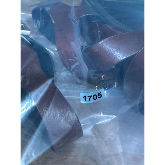 ZARA New Woman Leather Buckle Heel Sandals Shoes Brown size euro 37 - Picture 8 of 8